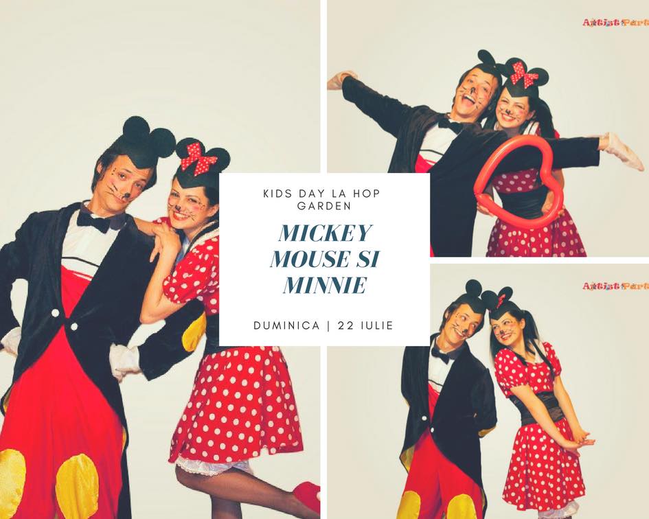 Mickey Mouse și Minnie - Kids' Day la Hop Garden 