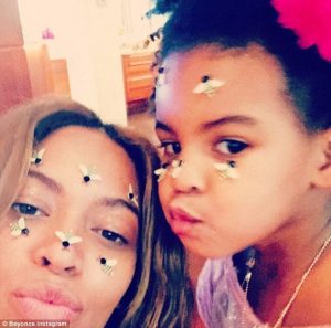 Beyonce si Blue