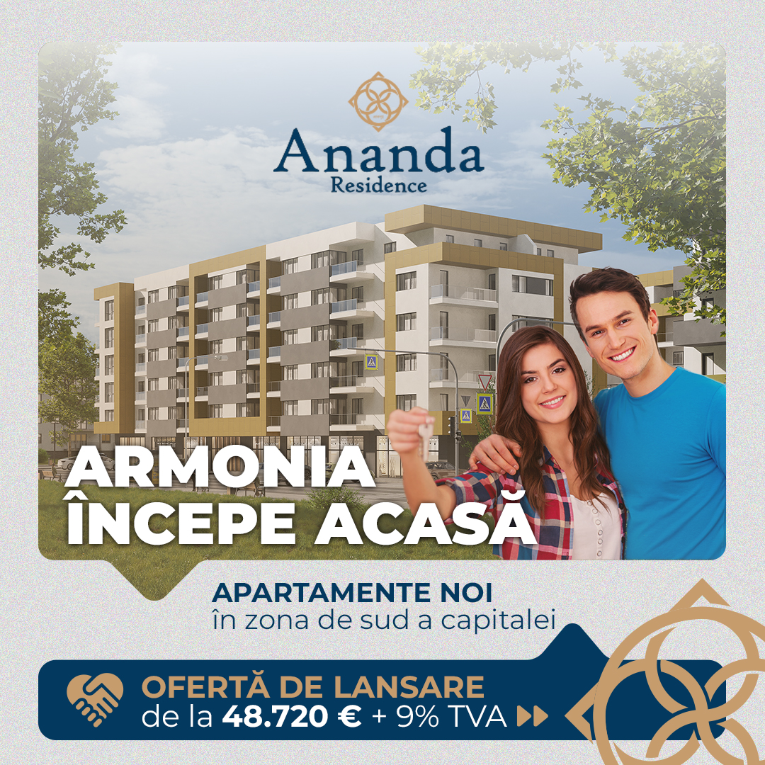 Armonia incepe acasa - Ananda Residence - apartamente Popești Leordeni